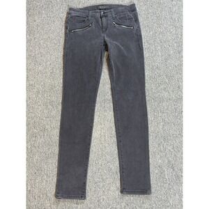 Joe's Jeans Brynn Faded Black‎ Zipper Skinny Jeans Women's Size 27 Mid Rise
